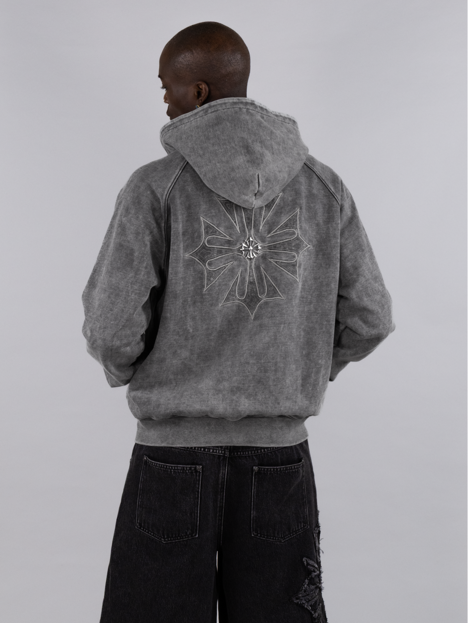 Relic Grey Zip Hoodie