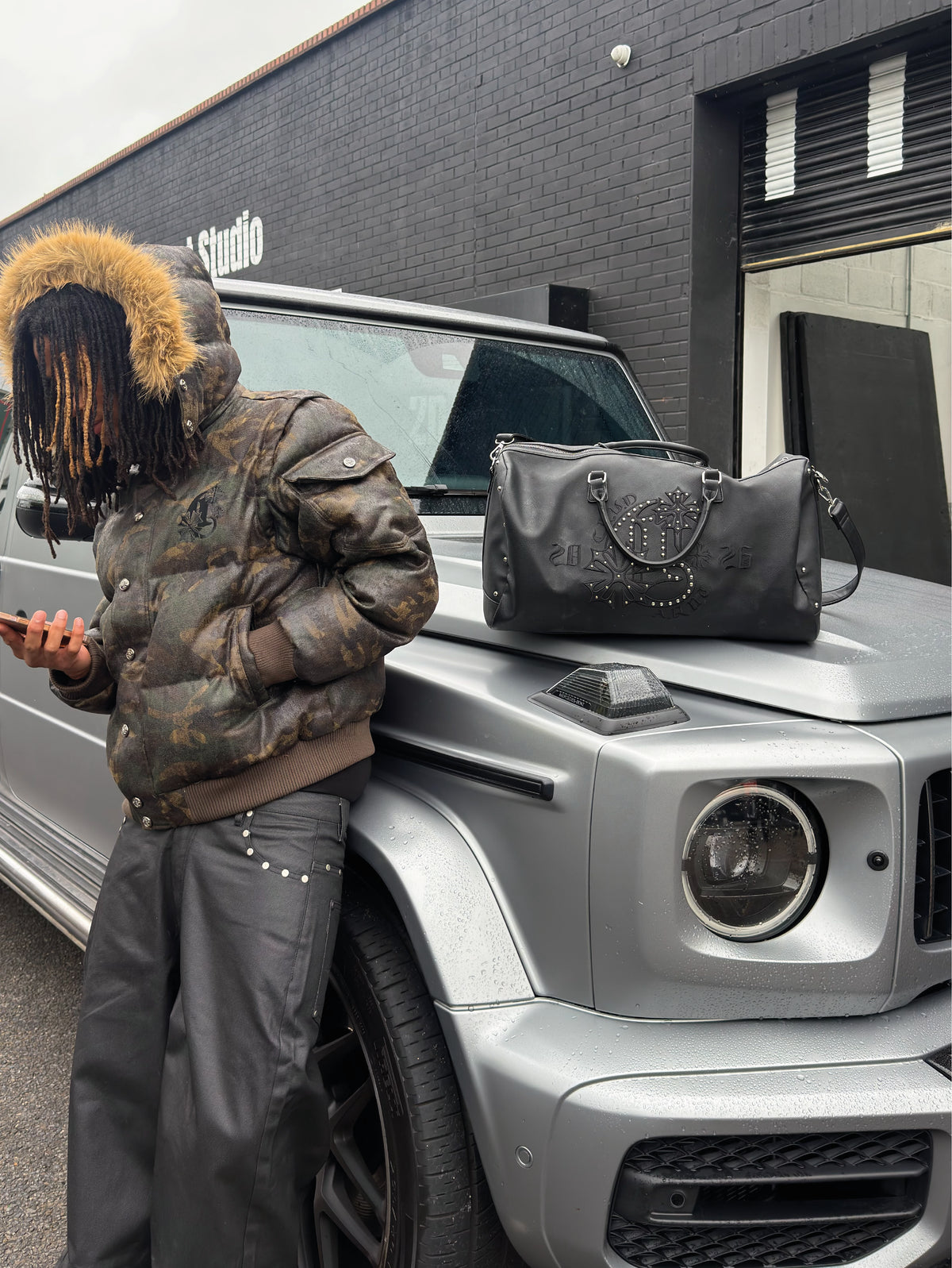 Leather Duffle Bag | POPUP DAY