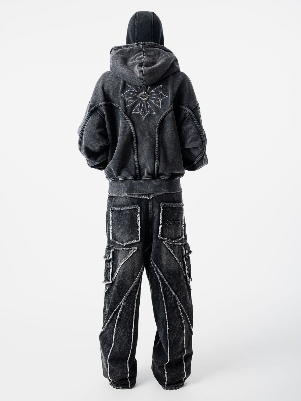 Wash Black Phantom Hoodie