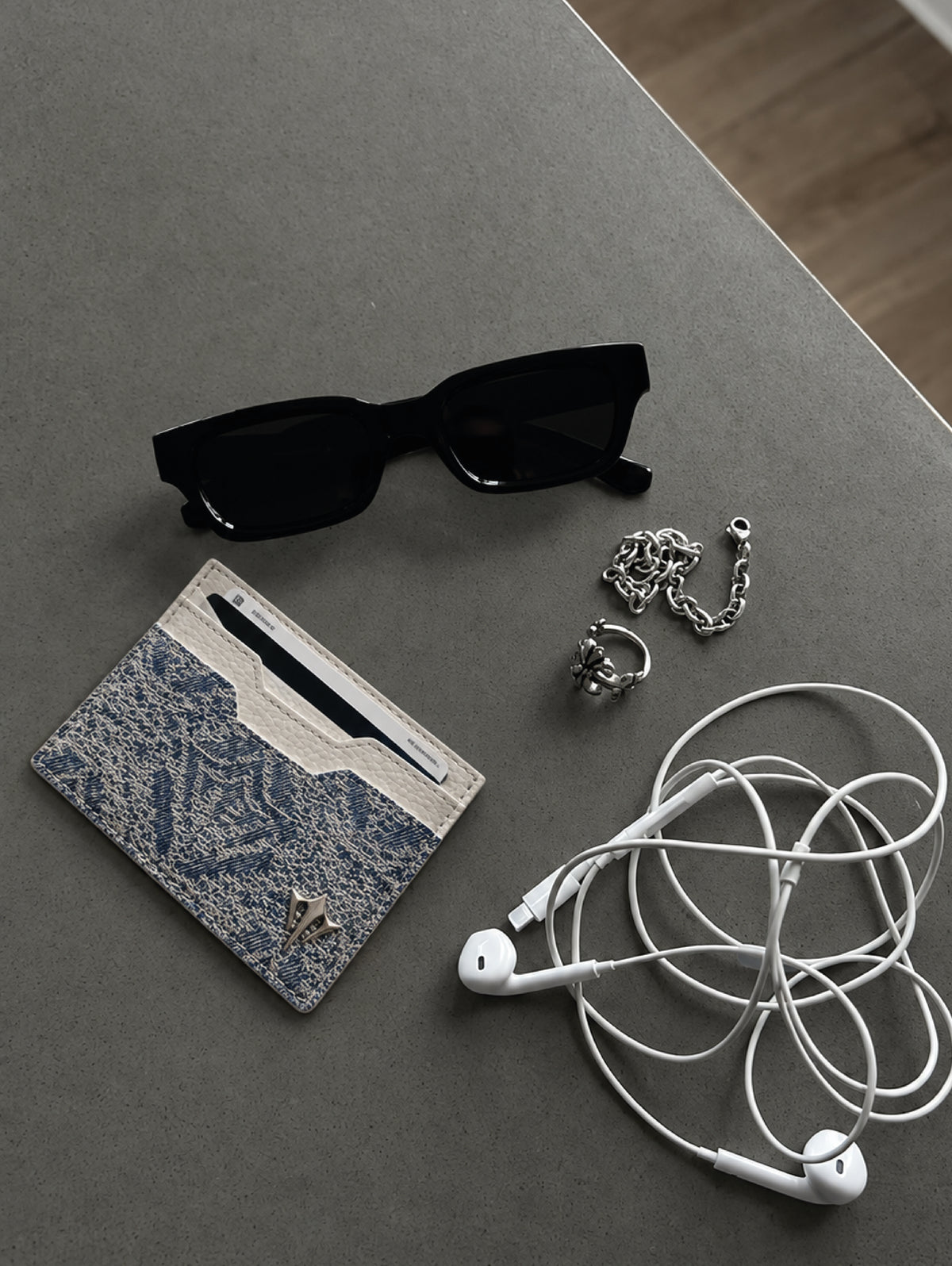 Porte Cartes assorti Bleu